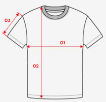 tshirt dimensions